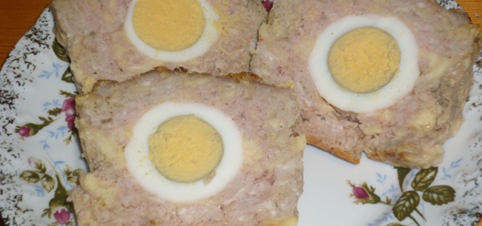 Klops z jajkiem i żółtym serem (autor: wafelek2601 ...