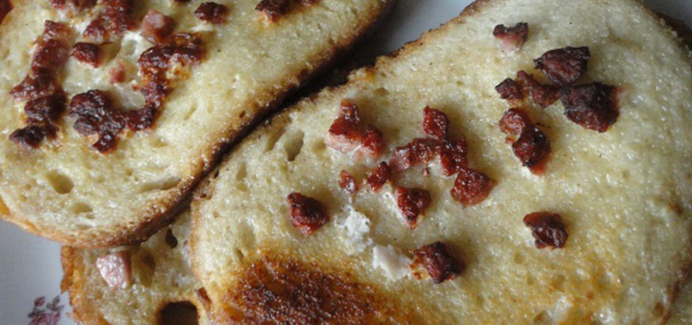 Smażony chleb z kiełbaską (autor: jodaj)