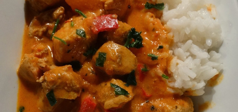 Curry z dynią i kurczakiem (autor: internetowa
