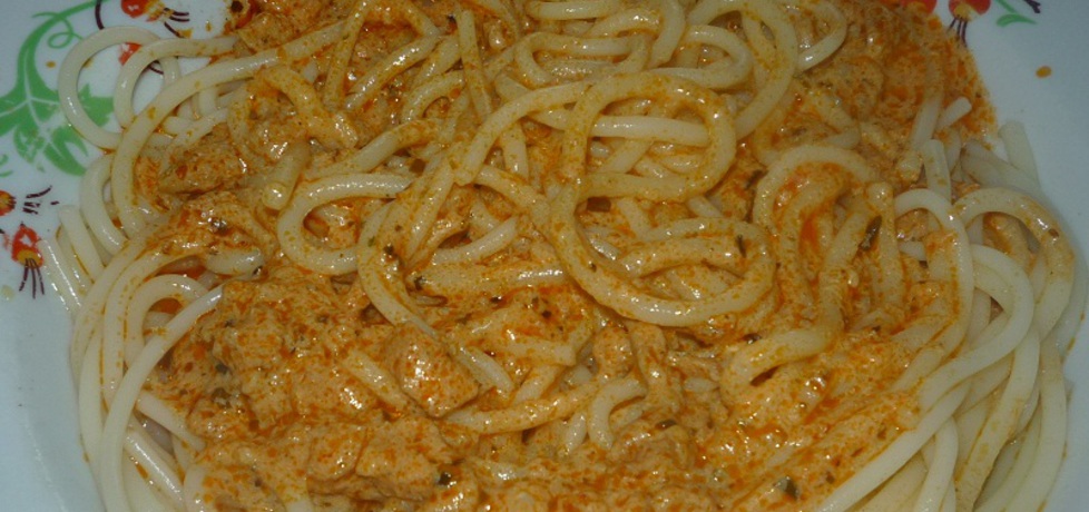 Spaghetti z sosem pomidorowym (autor: pioge7)