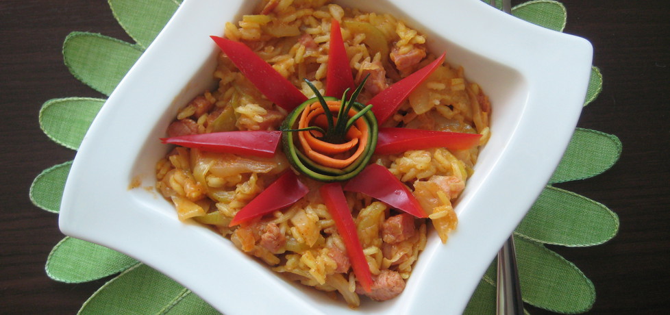 Ryż curry z cukinią i boczkiem (autor: maggi79)