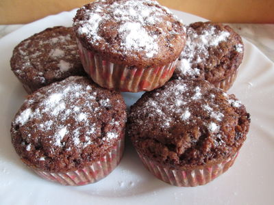 Muffinki czekolaowo