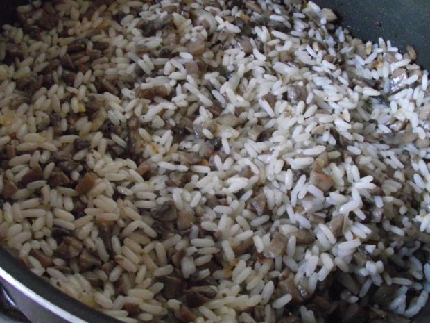 Przepis  ryż z pieczarkami przepis