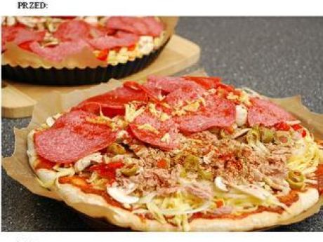 Przepis  pizza domowa na grubym cieście przepis