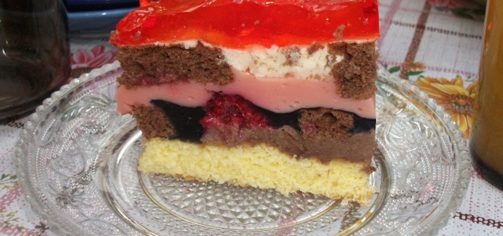 Wielobarwne ciasto owocowe (autor: magdalenamadija ...