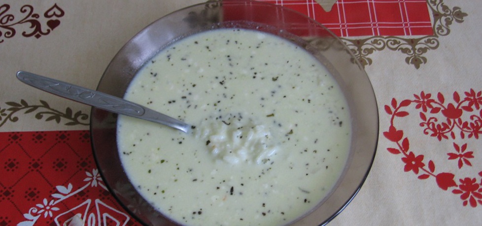 Zupa serowa z ryżem i ziołami prowansalskimi (autor: ania321 ...
