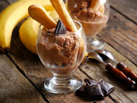 Przepis  lody czekoladowo bananowe przepis