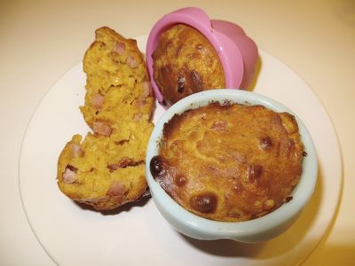 Wytrawne muffinki z szynką i serem