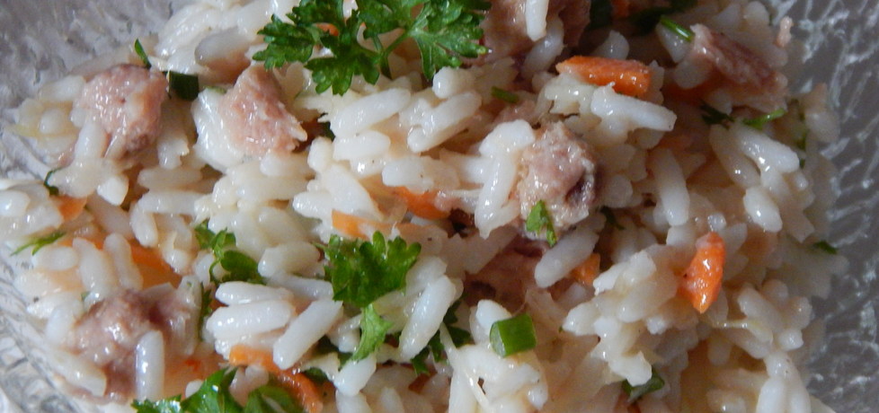 Sałatka ryżowa z tuńczykiem i kiszoną kapustą (autor: habibi ...