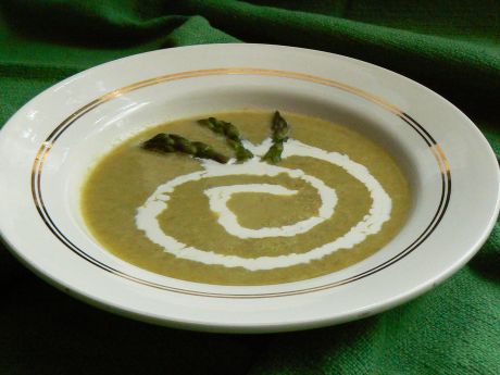 Przepis  zupa krem z zielonych szparagów przepis