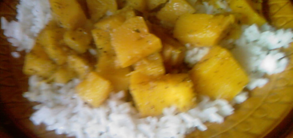 Dynia z curry i ryżem (autor: grazyna13)