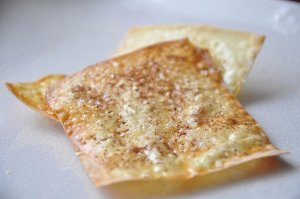 Chipsy won ton na słodko  prosty przepis i składniki
