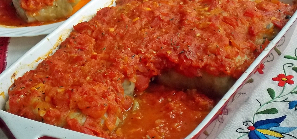 Gołąbki pieczone w pomidorach (autor: mniam)