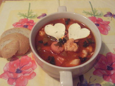 Rozgrzewająca zupa :)