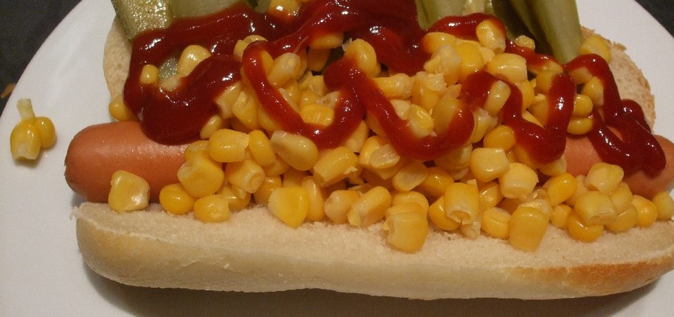 Hot-dog z kukurydzą (autor: olkaaa)