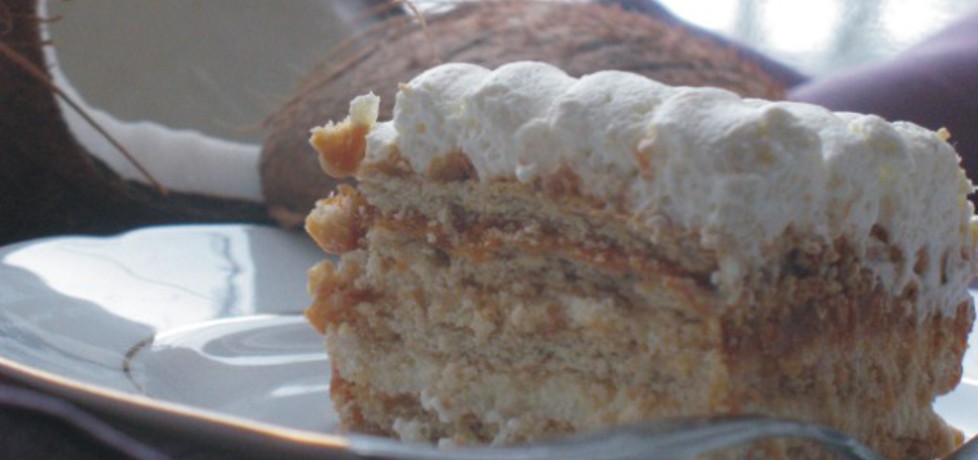 Ciasto z herbatnikami i sosem karmelowym (autor: miszelka ...