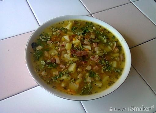 Zupa z grochu łuskanego żółtego
