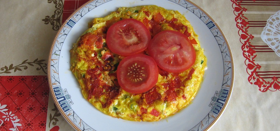 Omlet z pomidorami i szczypiorkiem (autor: ania321 ...