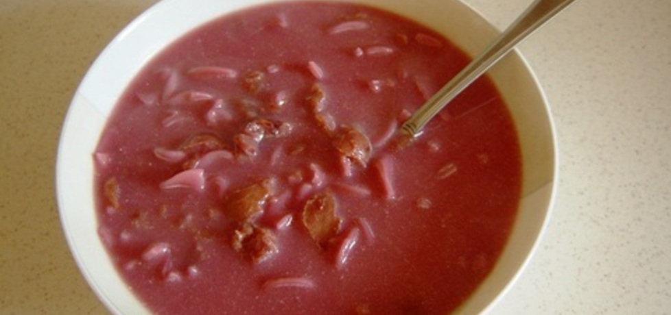 Zupa owocowa  wiśniowa (autor: panimisiowa)