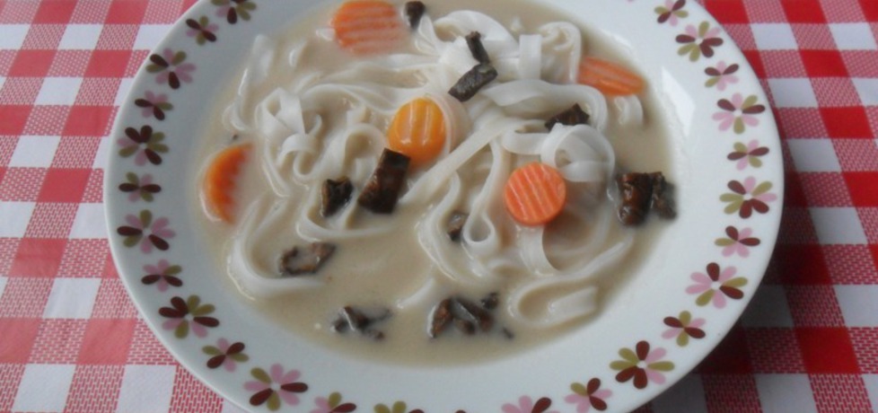 Zupa grzybowa z makaronem ryżowym (autor: ikrakowianka ...