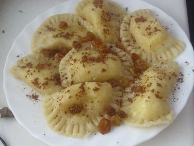 Pierogi z jabłami