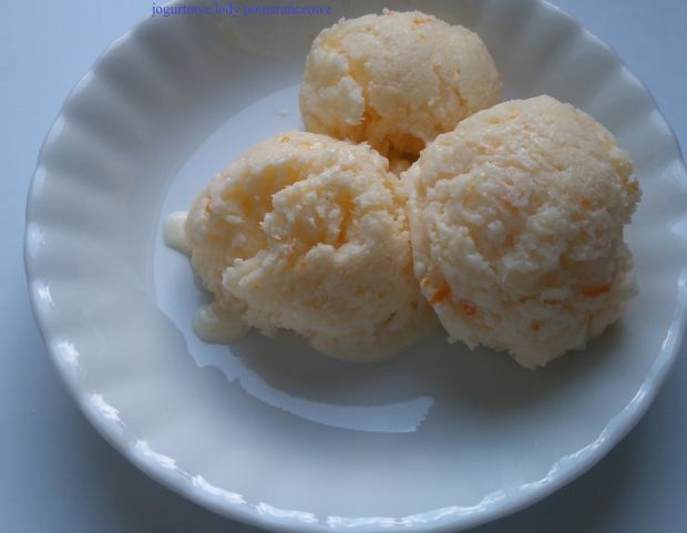 Przepis  pomarańczowe lody jogurtowe przepis