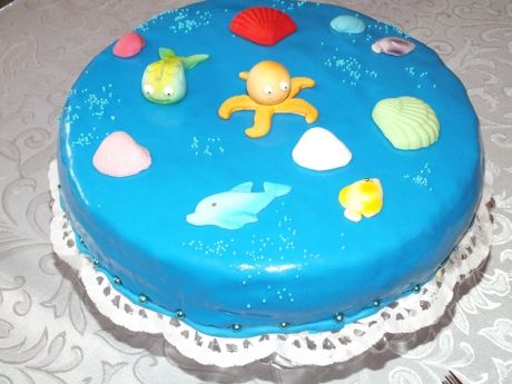 Przepis  tort urodzinowy ocean przepis