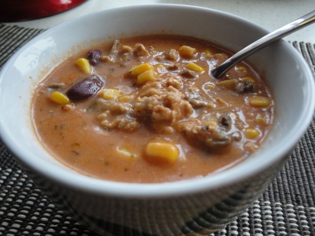 Przepis  zupa meksykańska z mielonym przepis