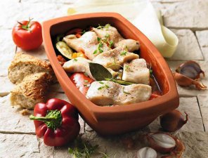 Biała ryba w warzywach  prosty przepis i składniki