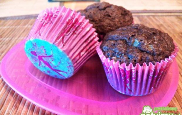 Przepis  muffinki czekoladowo- bananowe przepis
