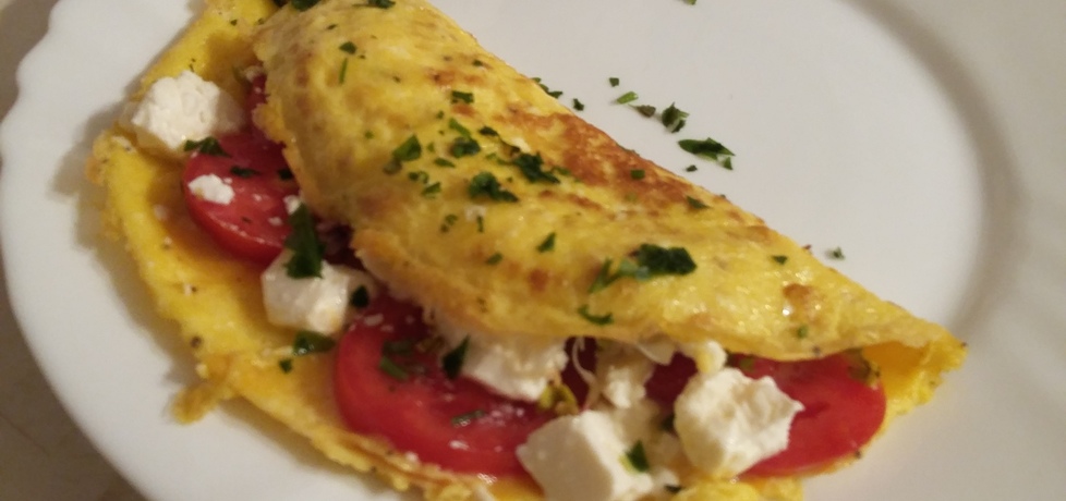 Omlet z pomidorami i serem feta (autor: ilka01)