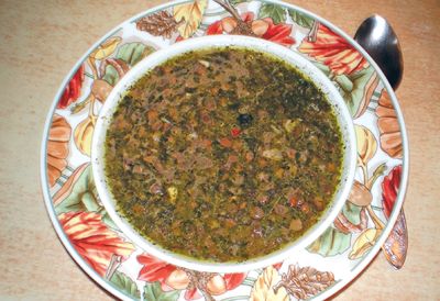 Grecka zupa z soczewicy
