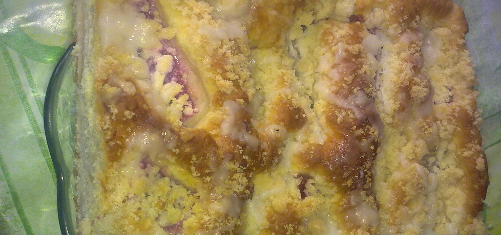 Ciasto drożdzowe z rabarbarem (autor: irena13)