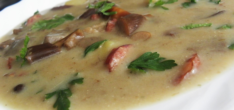 Zupa ze świeżych grzybów. (autor: ewa104)