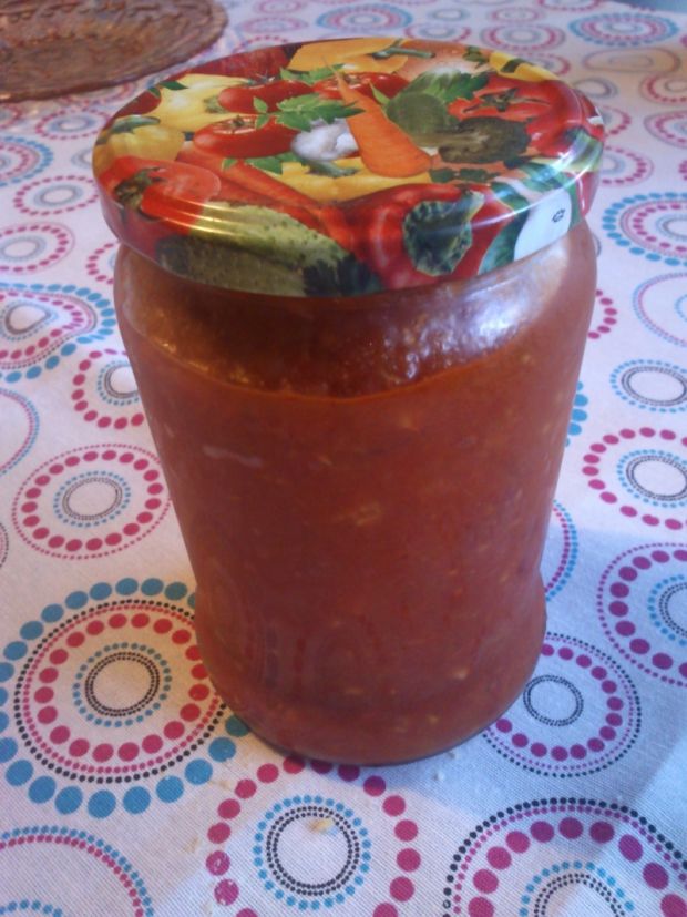 Przepis  domowy sos pomidorowy na zimę, przepis