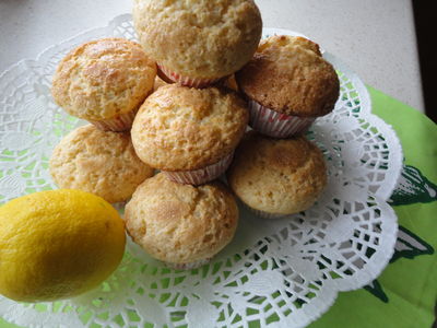 Cytrynowe muffinki z cukrem trzcinowym ...