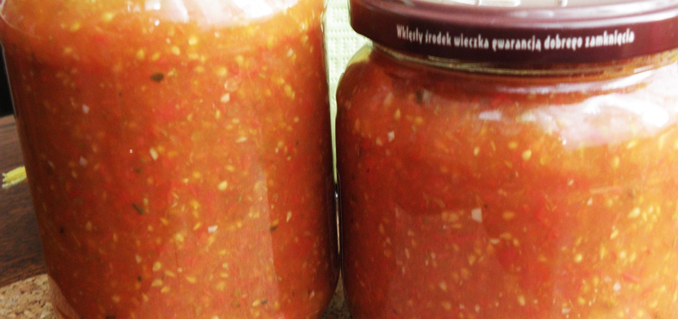 Sok pomidorowy z czosnkiem i oregano. (autor: ewa104 ...