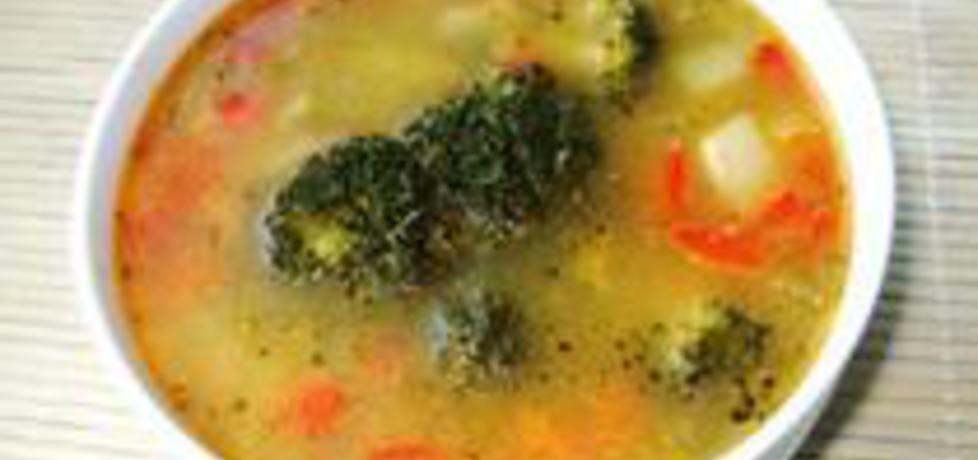 Zupa serowa z brokułem i papryką (autor: sarenka)