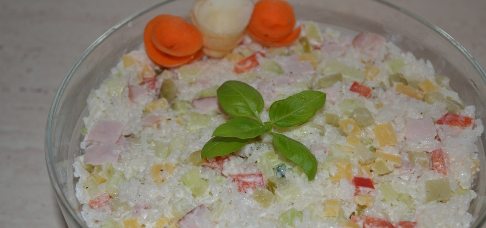 Sałatka ryżowa z papryką (autor: duusiak)