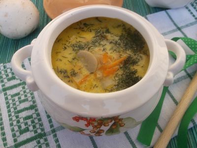 Pieczarkowa zupa