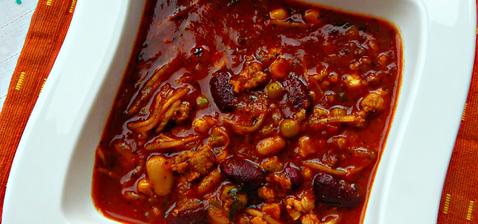 Pikantna zupa meksykańska (autor: joanna43)