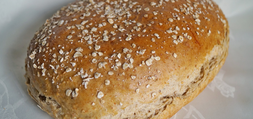 Chleb pszenny z prażonymi płatkami owsianymi (autor: alexm ...