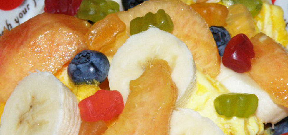 Deser owocowy błyskawiczny z lodami i żelkami (autor: habibi ...