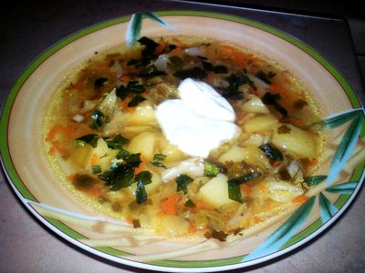 Zupa z włoskiej kapusty