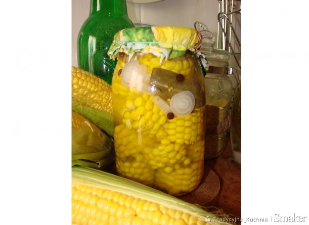 Kukurydza w zalewie słodko-kwaśnej na zimę