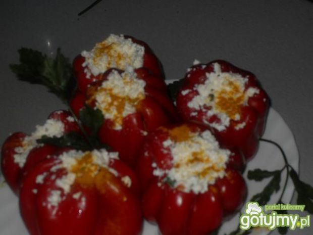 Przepis  papryka pomidorowa z serem capresi przepis