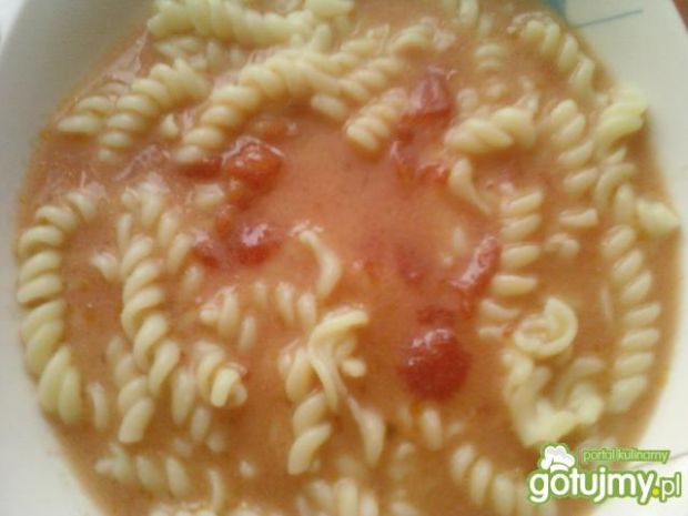 Przepis  zupa pomidorowa z makaronem 6 przepis