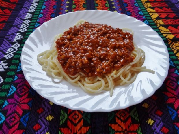 Przepis  spaghetti mięsne wg megg przepis