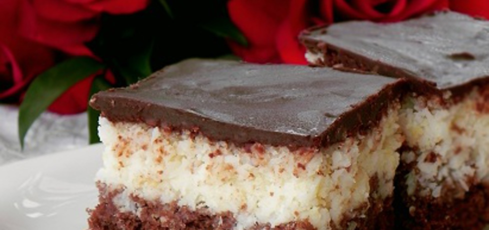 Kakaowe ciasto z kokosem i czekoladą (autor: lucja ...