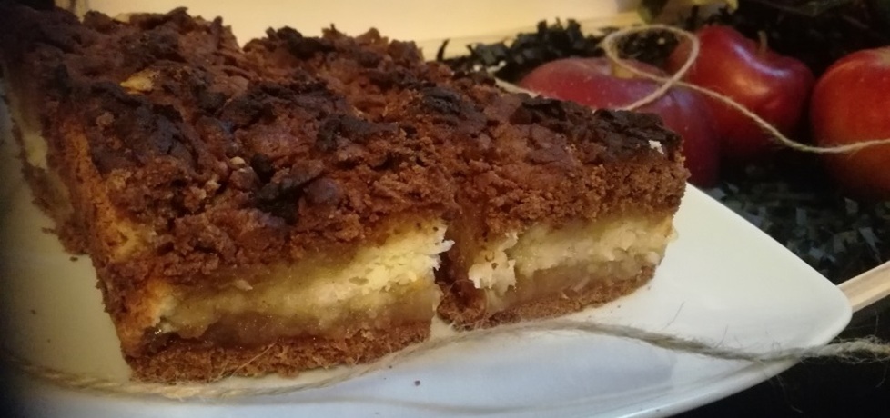 Kakaowe ciasto z jabłkami i kokosem (autor: ilonaes ...